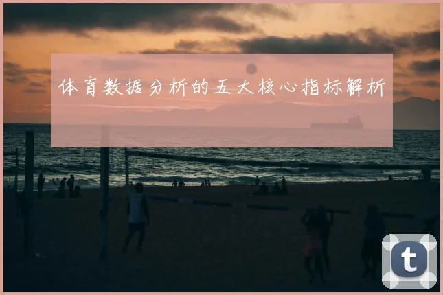 体育数据分析的五大核心指标解析